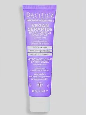 Pacifica 🔮 Vegan Ceramide Extra Gentle Face Wash - Lavender Purple for Sensitive